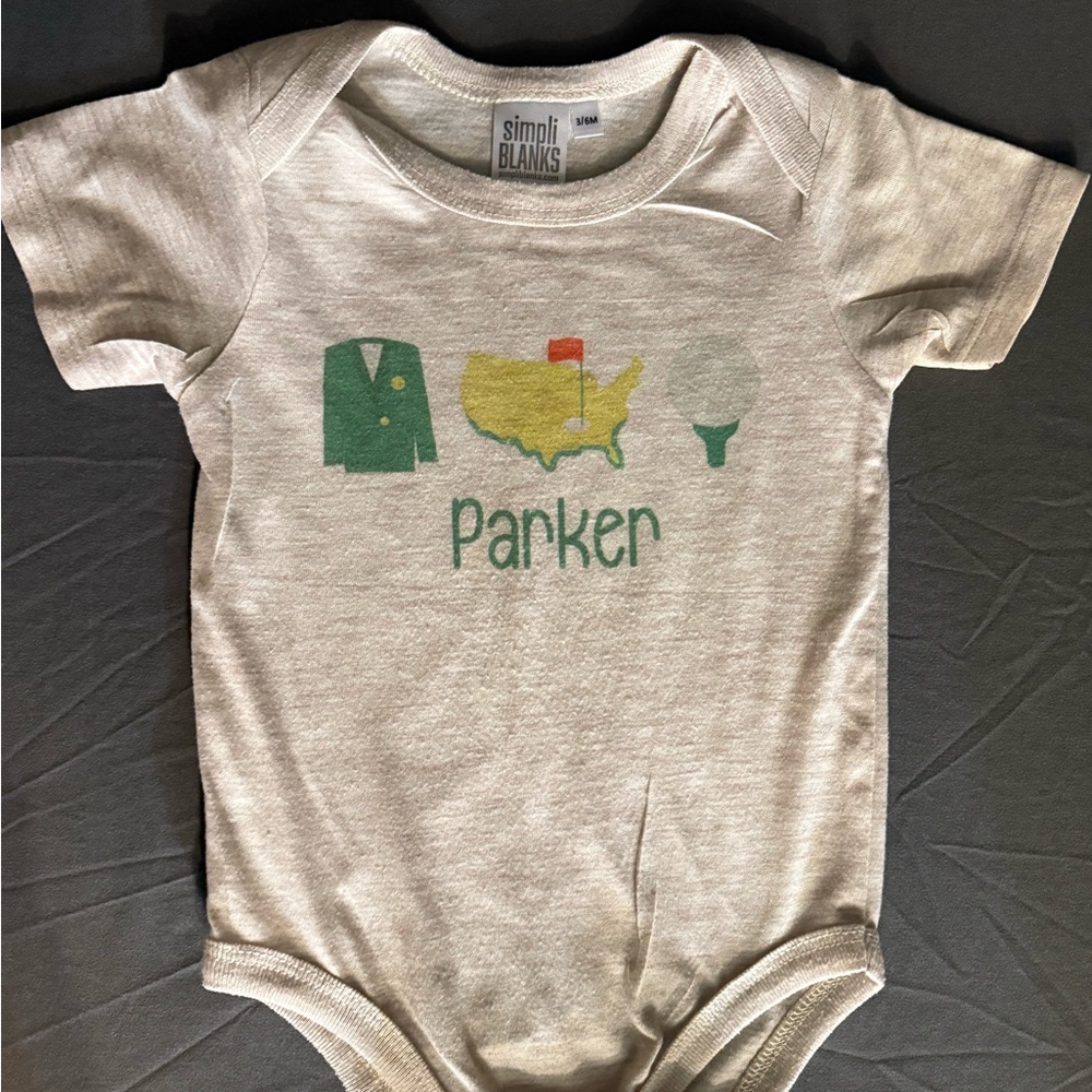 Master’s onesie Parker sublimation 3-6months